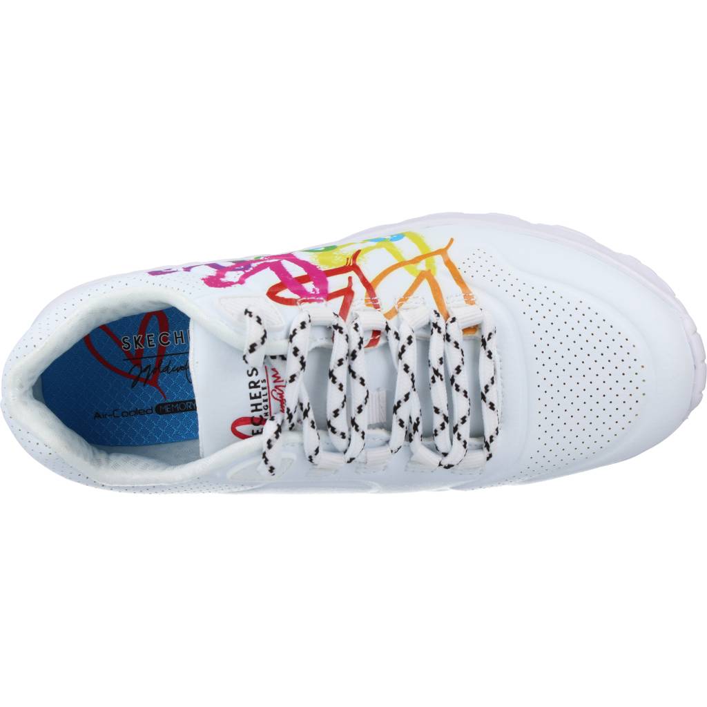 SKECHERS LOVE BRIGHTS en color BLANCO (7)