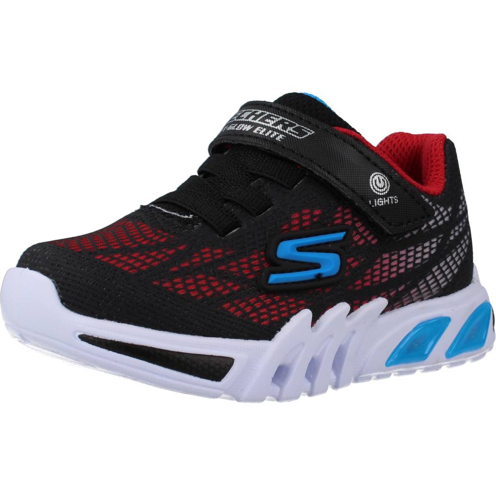 SKECHERS FLEX-GLOW ELITE-VORLO en color NEGRO (1)