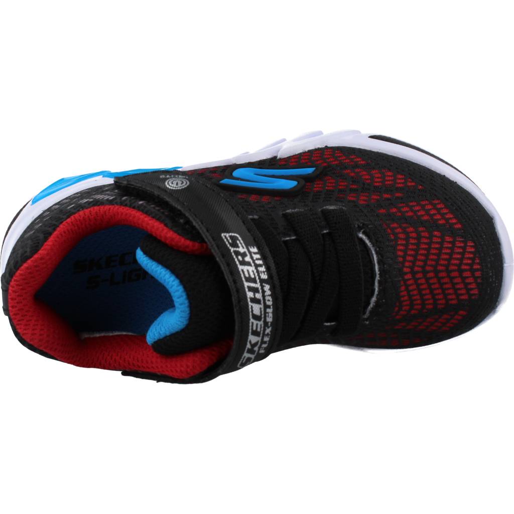 SKECHERS FLEX-GLOW ELITE-VORLO en color NEGRO (7)