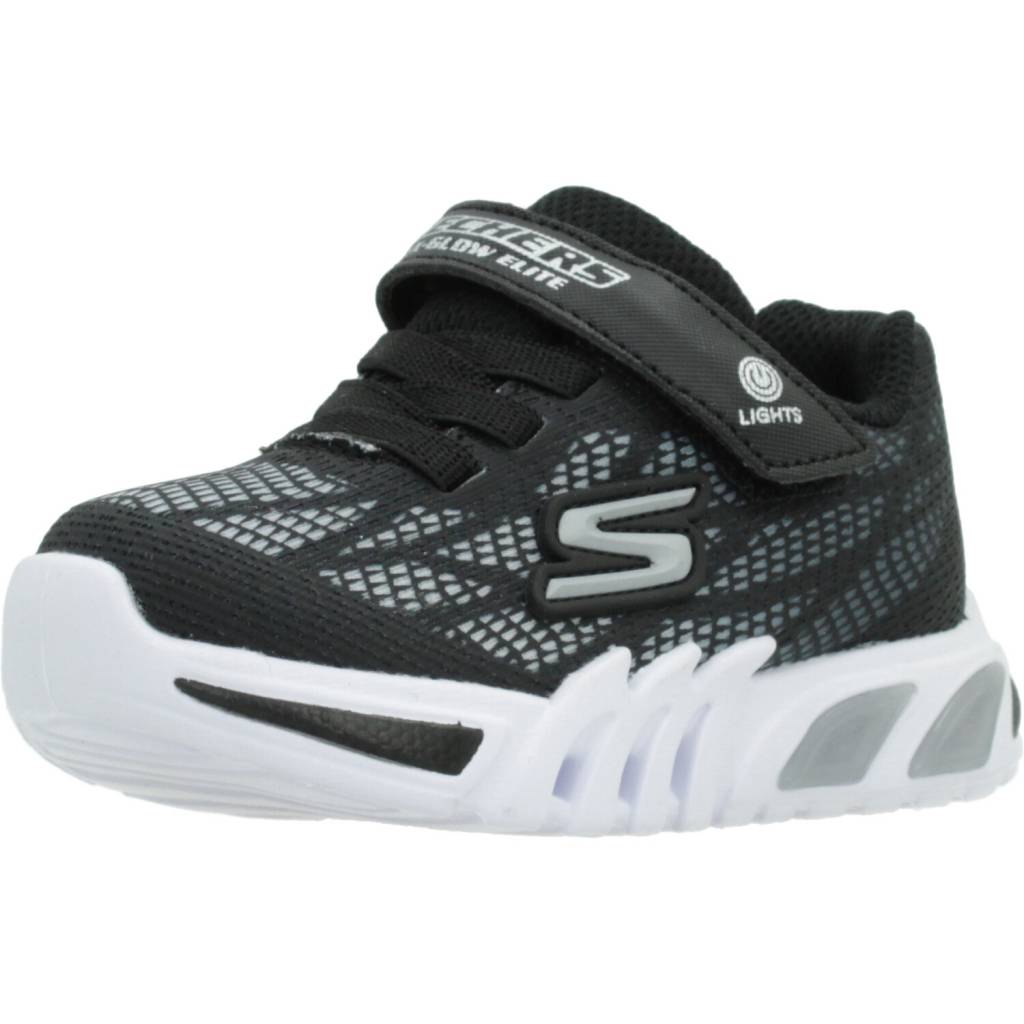 SKECHERS FLEX-GLOW ELITE-VORLO en color NEGRO (1)