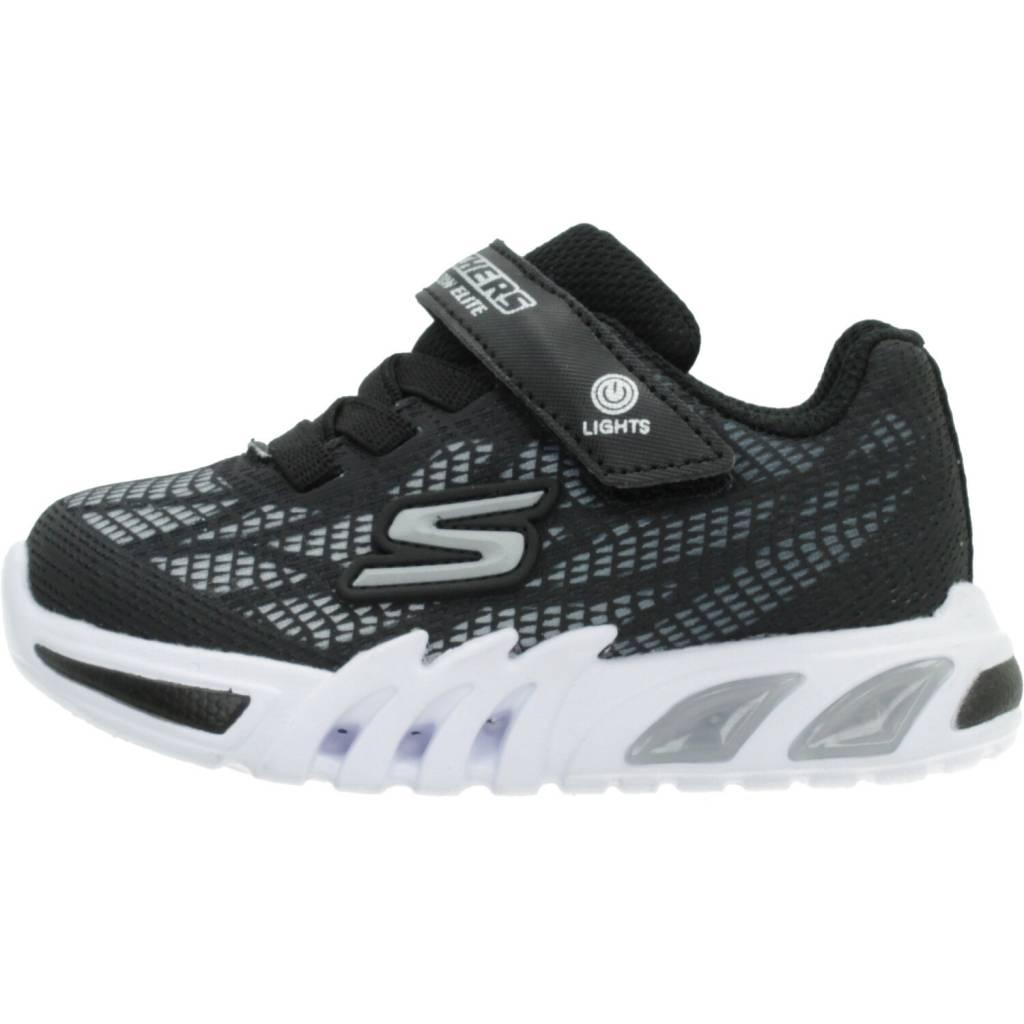 SKECHERS FLEX-GLOW ELITE-VORLO en color NEGRO (2)