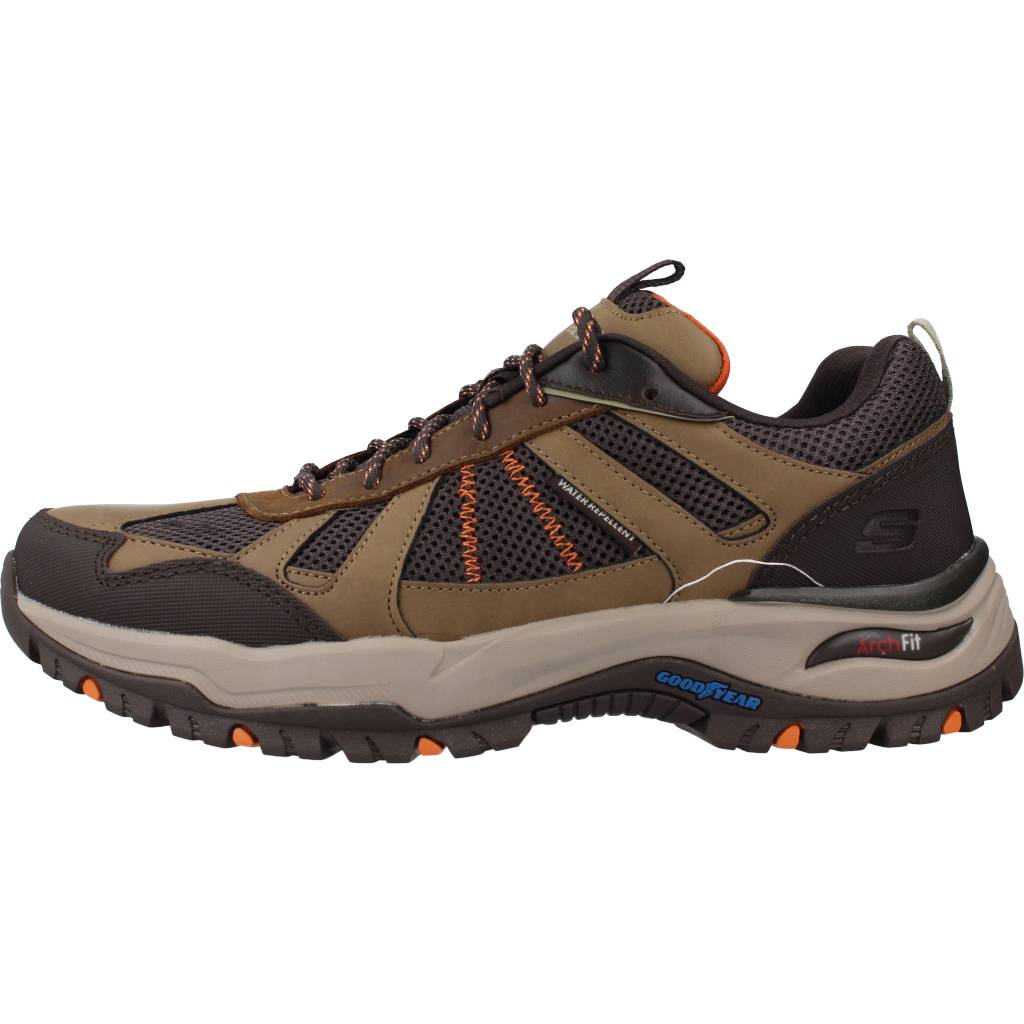 SKECHERS ARCH FIT DAWSON-VORTEGO en color MARRON (2)