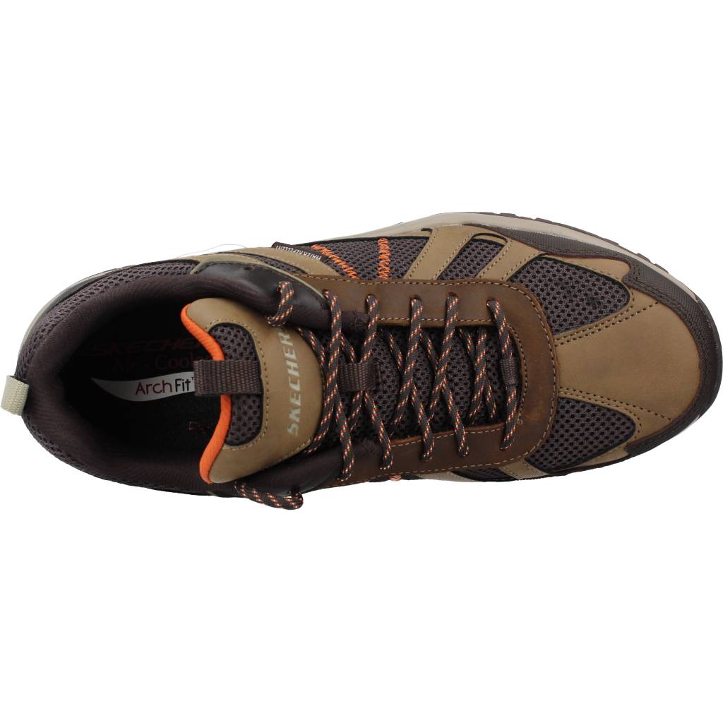 SKECHERS ARCH FIT DAWSON-VORTEGO en color MARRON (7)