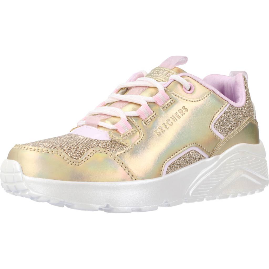 SKECHERS UNO LITE en color ORO (1)