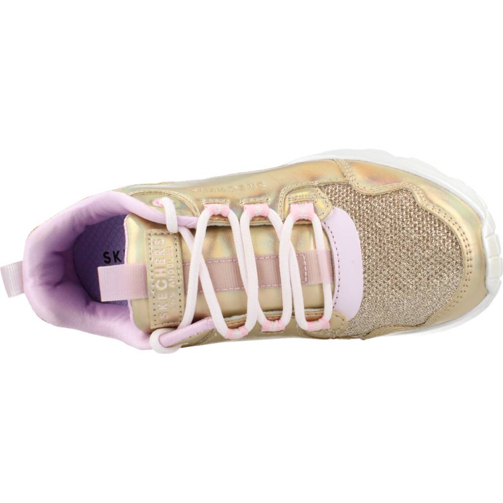 SKECHERS UNO LITE en color ORO (7)