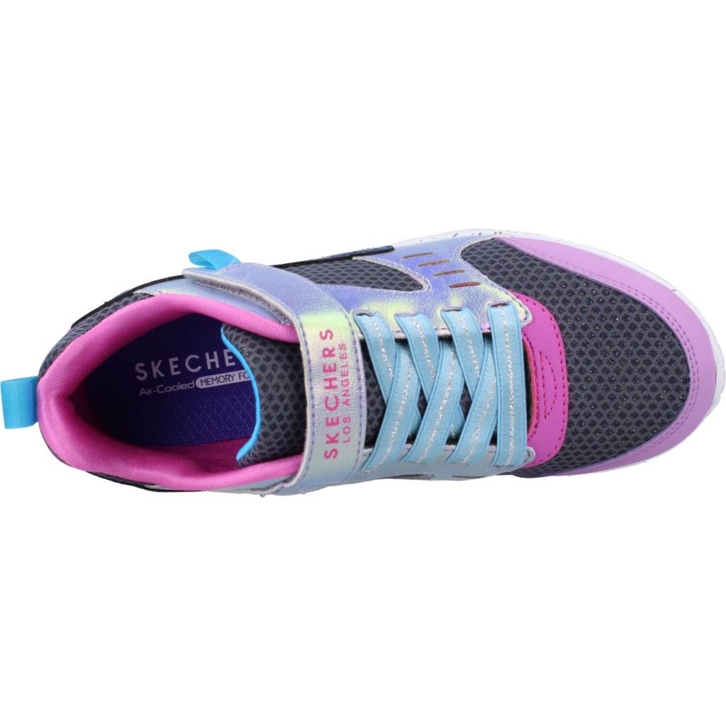 SKECHERS UNO LITE COLOR BLOCKED en color VIOLETA (7)