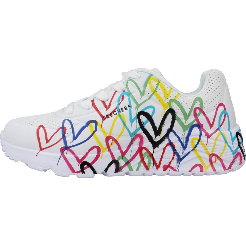 SKECHERS UNO LITE en color BLANCO (2)