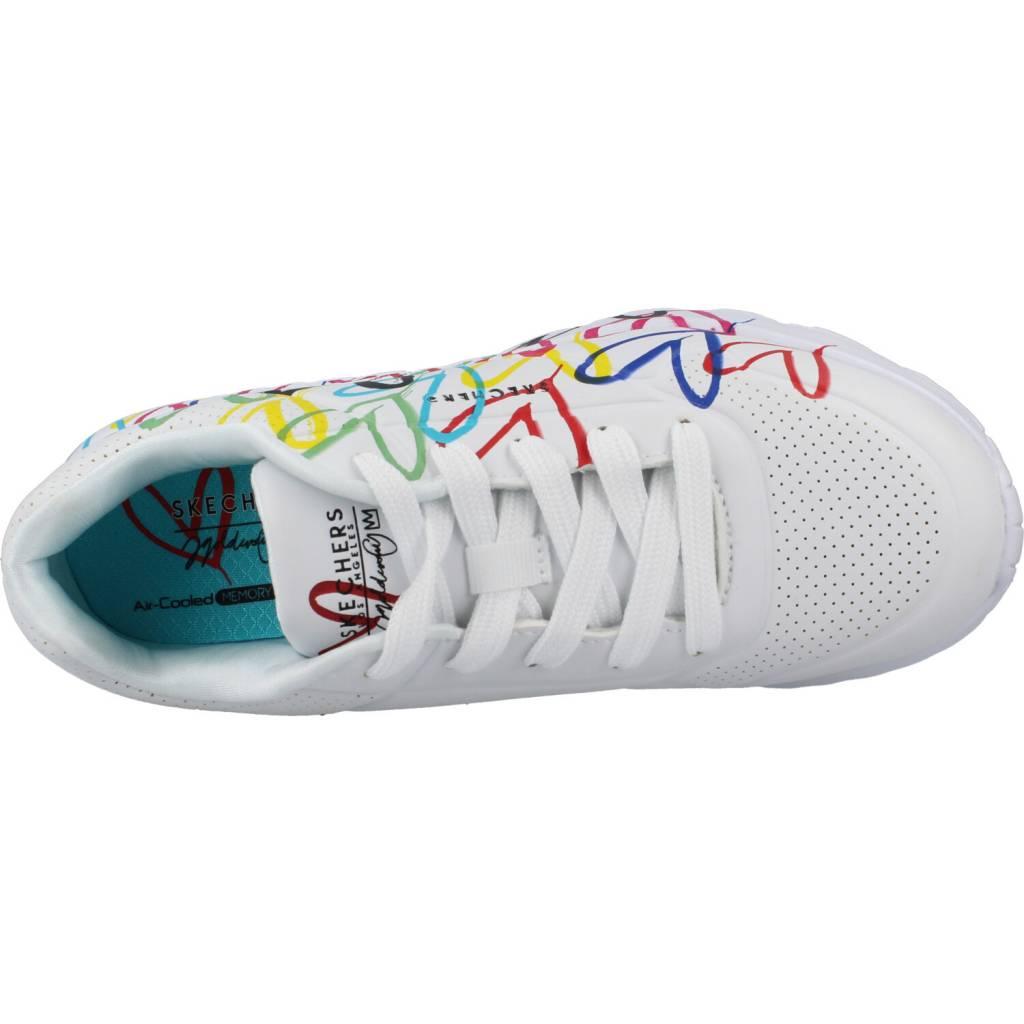 SKECHERS UNO LITE en color BLANCO (7)