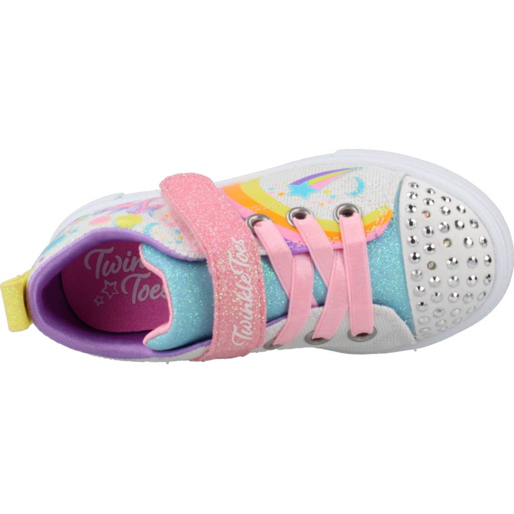 SKECHERS TWINKLE SPARKS en color BLANCO (7)