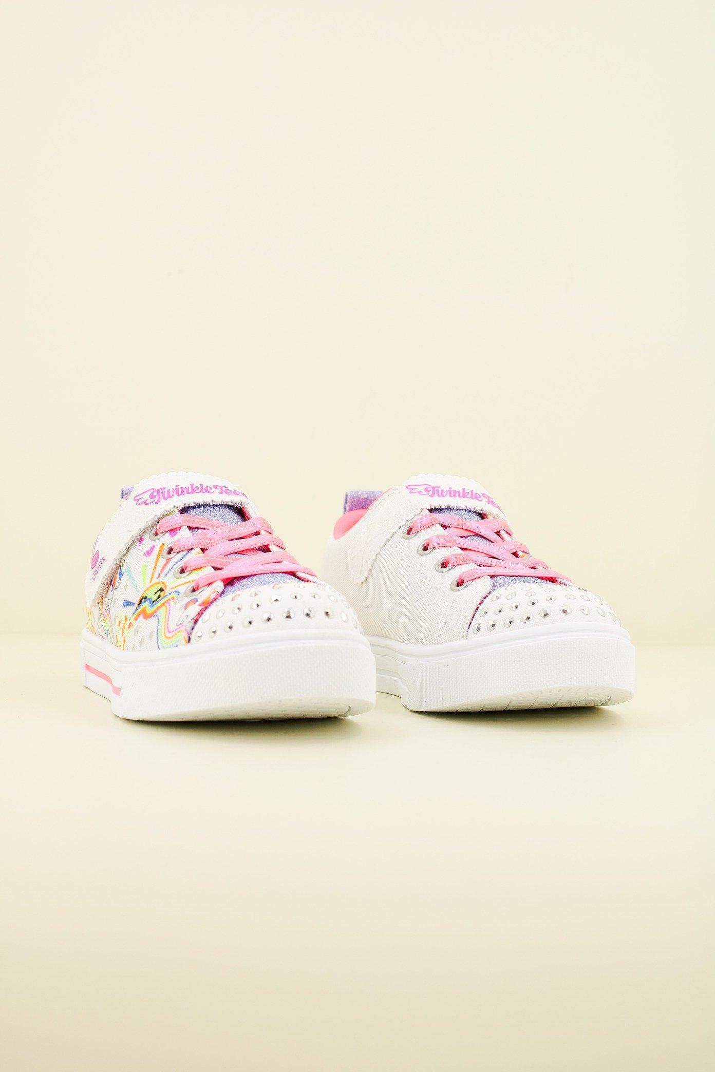 SKECHERS TWINKLE SPARKS - UNICORN en color BLANCO (2)