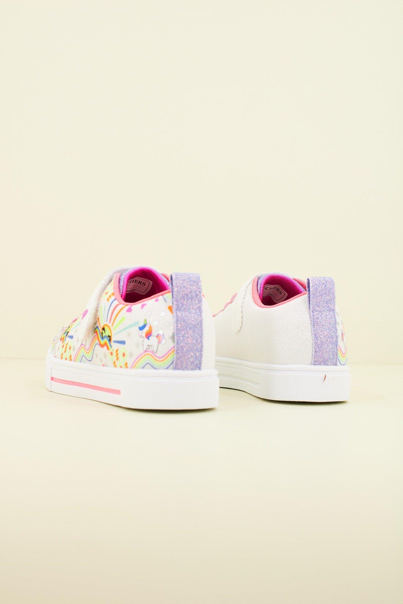 SKECHERS TWINKLE SPARKS - UNICORN en color BLANCO (3)