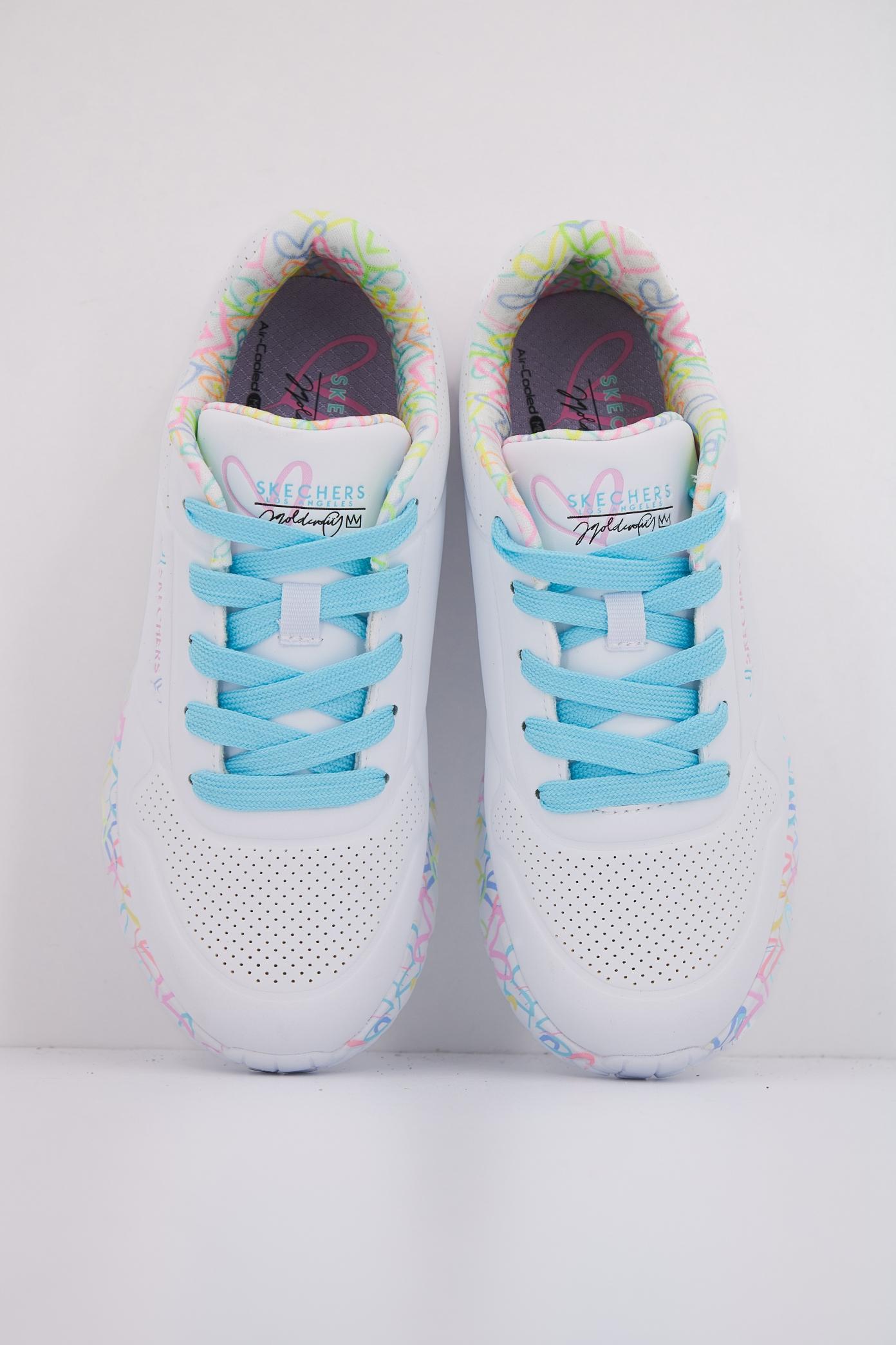 SKECHERS UNO LITE en color BLANCO (3)