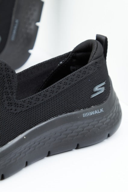 SKECHERS S GO WALK FLEX KNIT en color NEGRO (4)