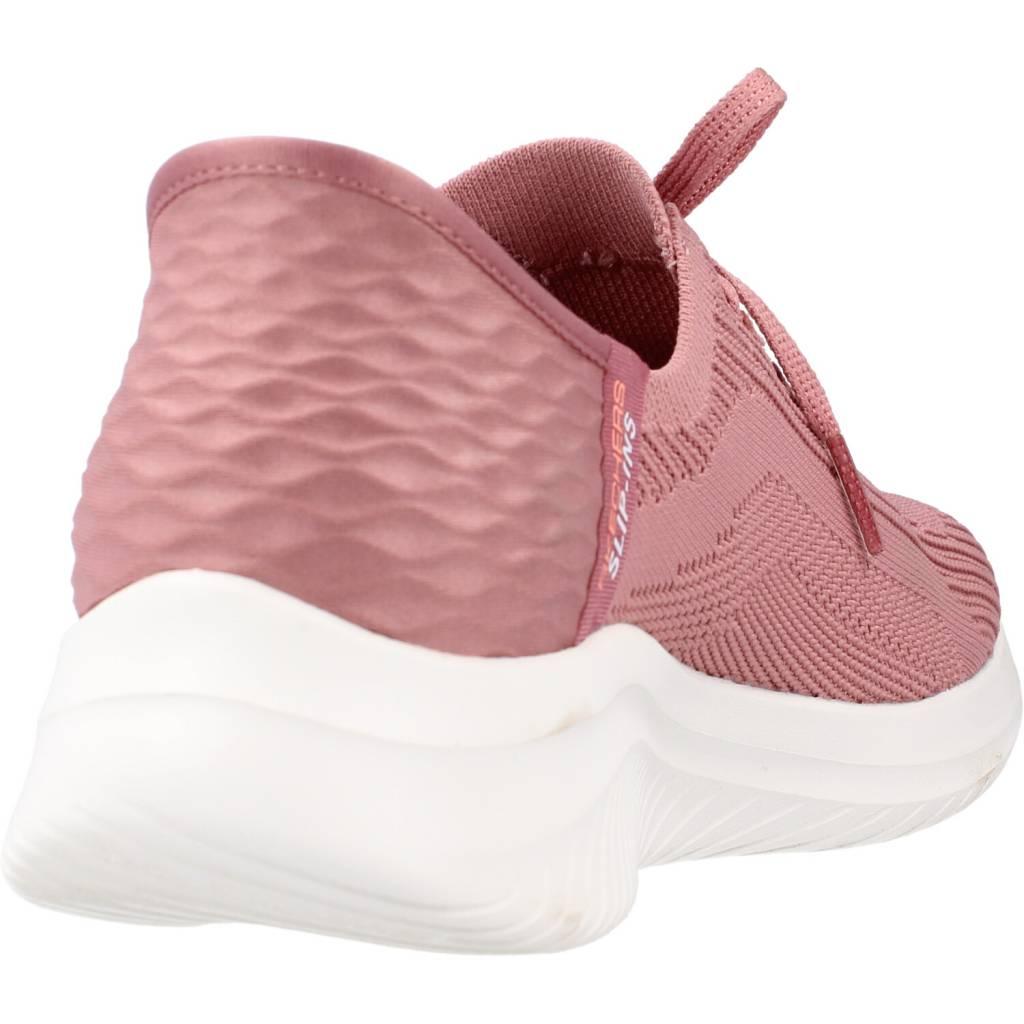 SKECHERS SLIP-INS: ULTRA FLEX . TONAL STRETC en color ROSA (3)