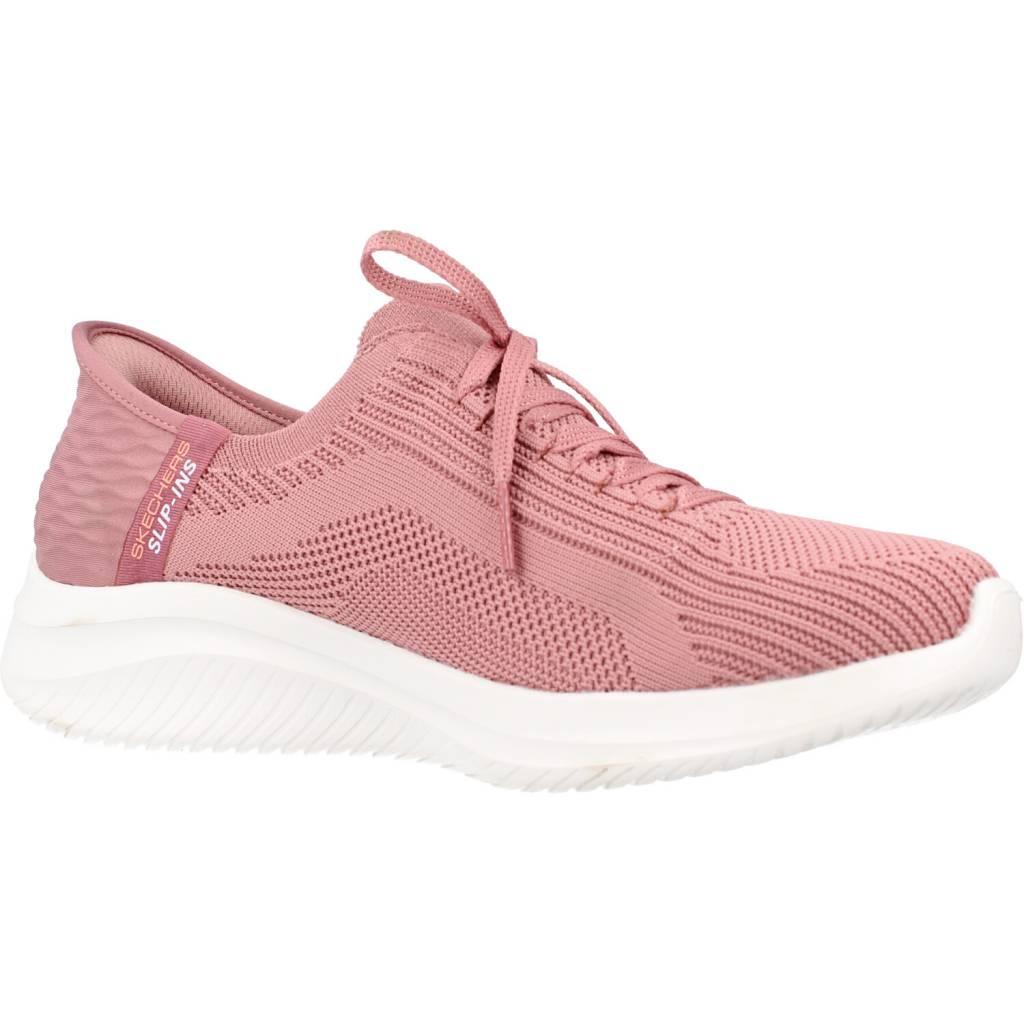SKECHERS SLIP-INS: ULTRA FLEX . TONAL STRETC en color ROSA (5)