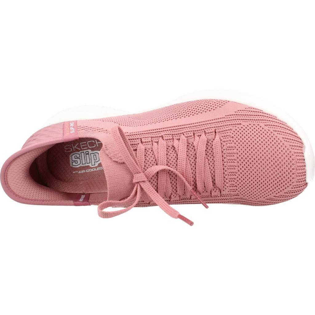 SKECHERS SLIP-INS: ULTRA FLEX . TONAL STRETC en color ROSA (7)