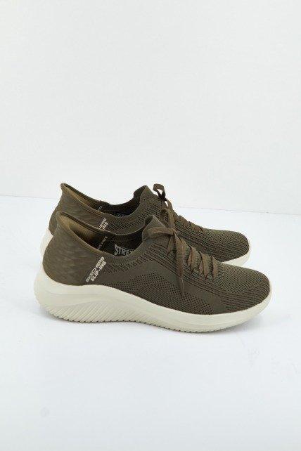 SKECHERS SLIP-INS: ULTRA FLEX . TONAL STRETC en color VERDE (2)