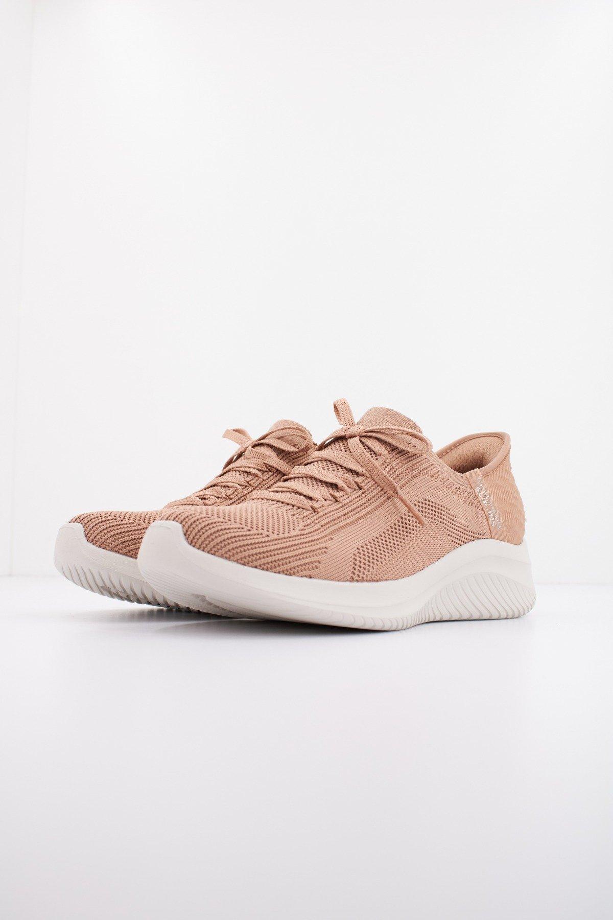 SKECHERS SLIP-INS: ULTRA FLEX . TONAL STRETC en color BRONCE (2)