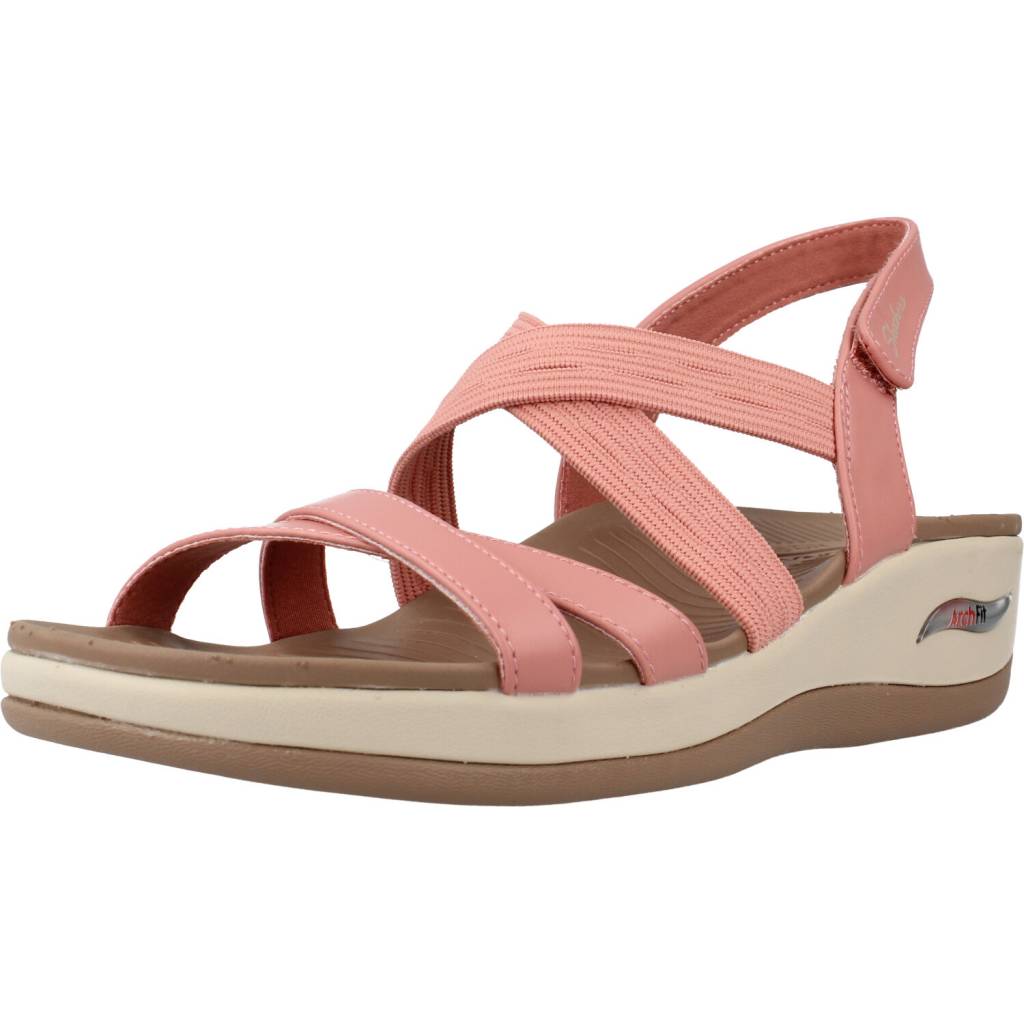 SKECHERS ARCH FIT SUNSHINE en color ROSA (1)