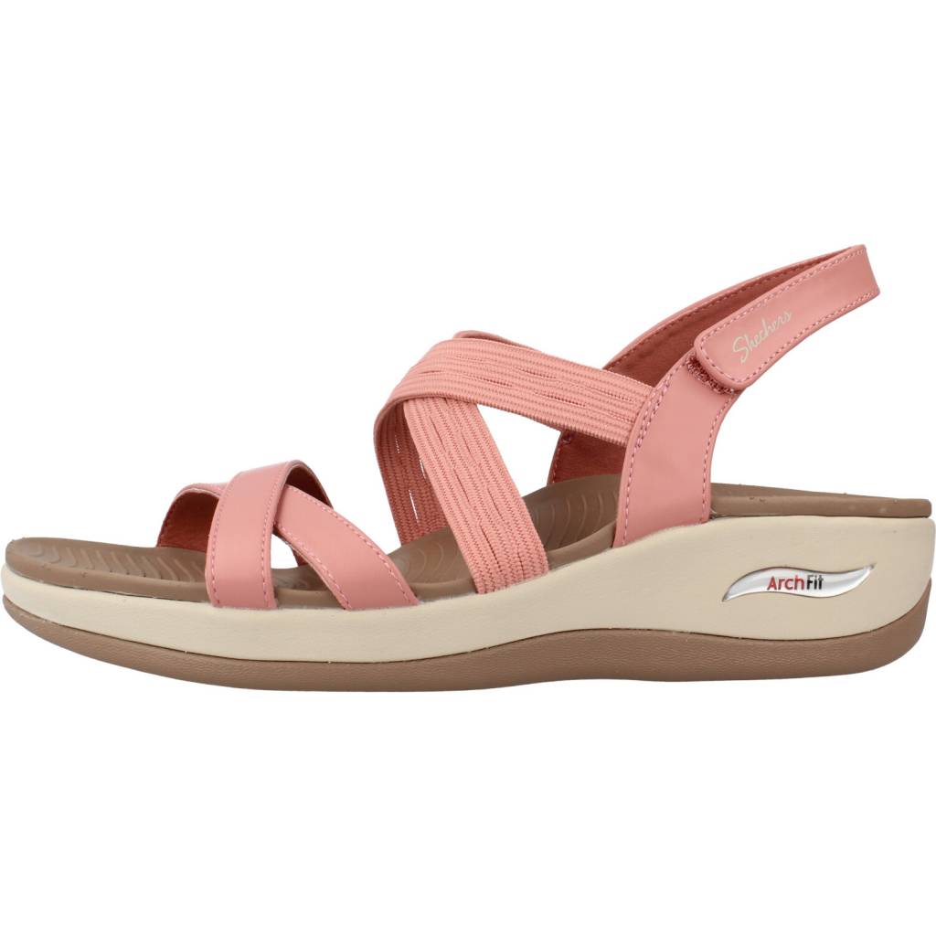SKECHERS ARCH FIT SUNSHINE en color ROSA (2)