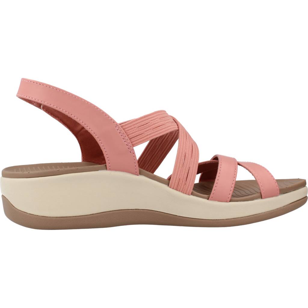 SKECHERS ARCH FIT SUNSHINE en color ROSA (4)