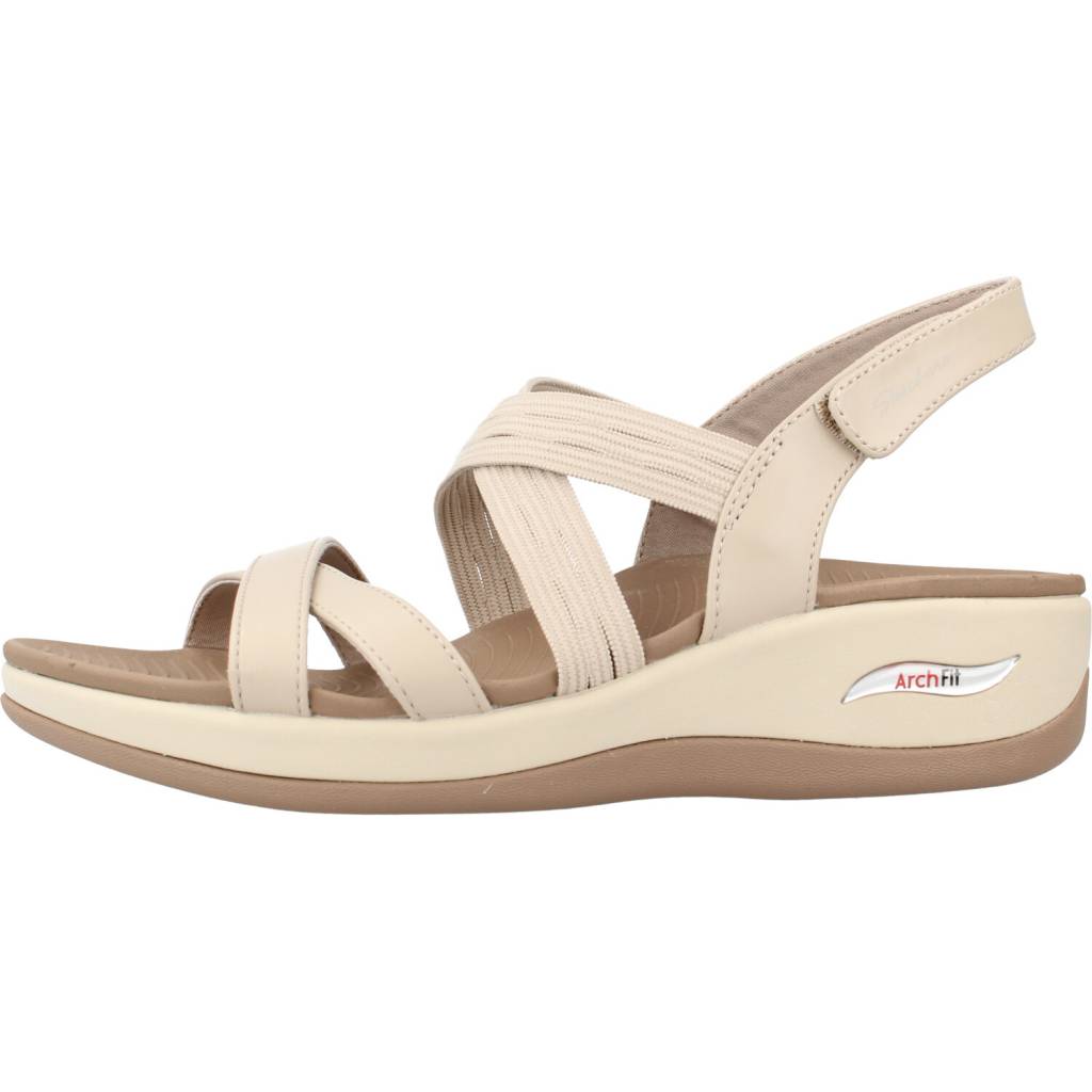 SKECHERS ARCH FIT SUNSHINE en color MARRON (2)