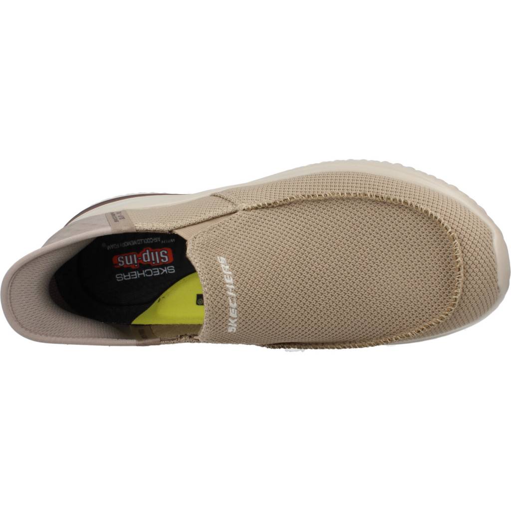 SKECHERS SLIP-INS S en color MARRON CLARO (7)