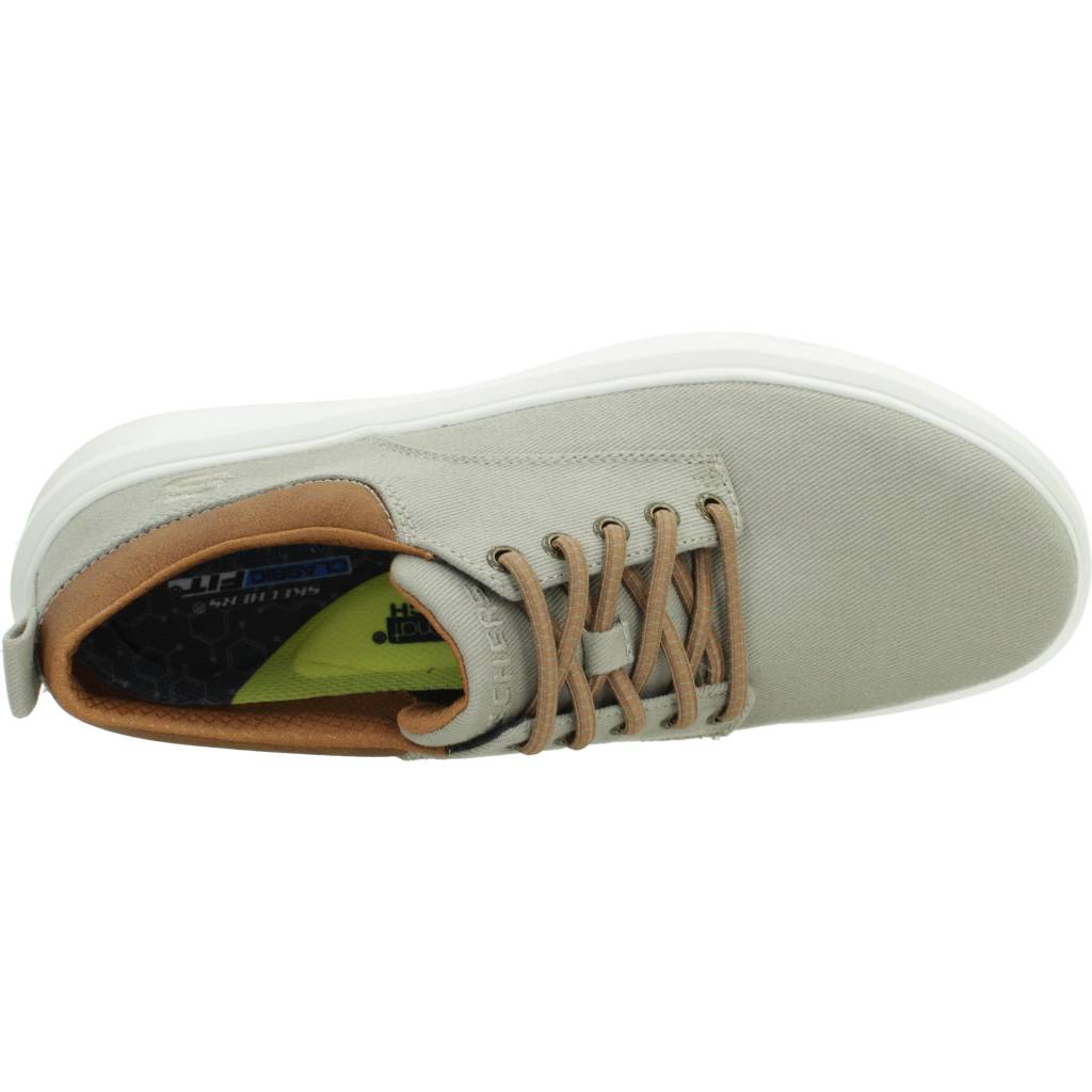 SKECHERS ROUND en color MARRON CLARO (7)
