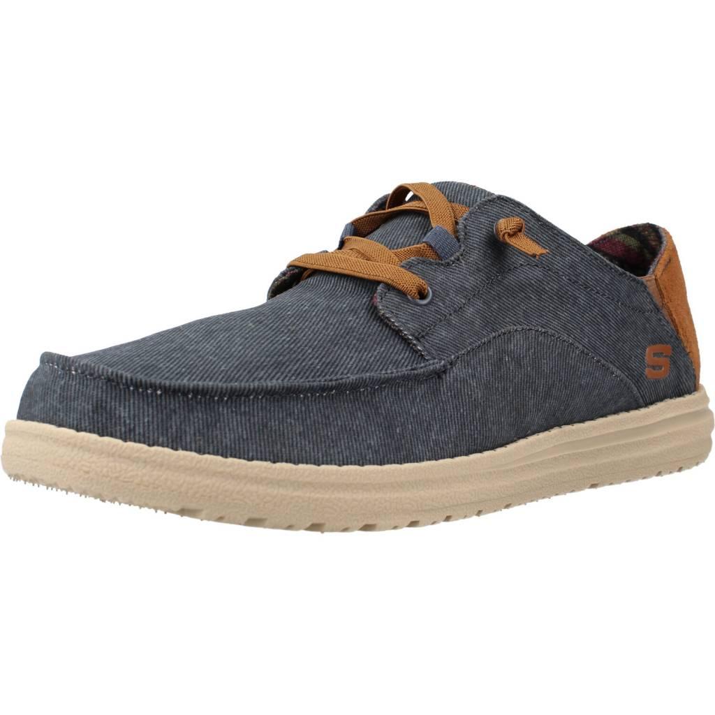 SKECHERS MELSON - MOC TOE en color AZUL (1)