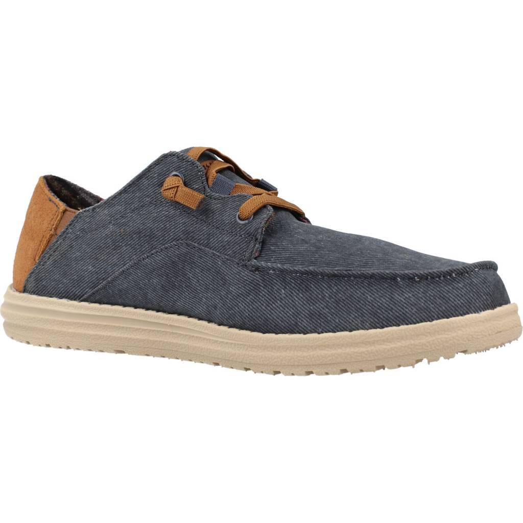 SKECHERS MELSON - MOC TOE en color AZUL (5)