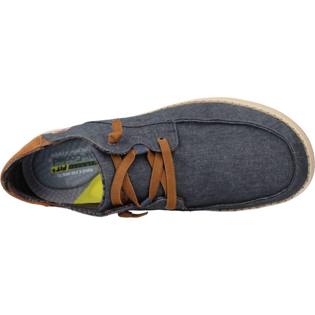 SKECHERS MELSON - MOC TOE en color AZUL (7)