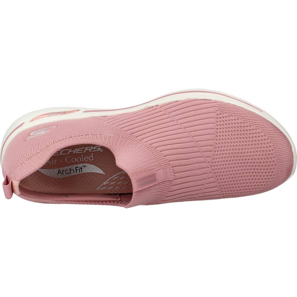 SKECHERS GO WALK ARCH FIT en color ROSA (7)
