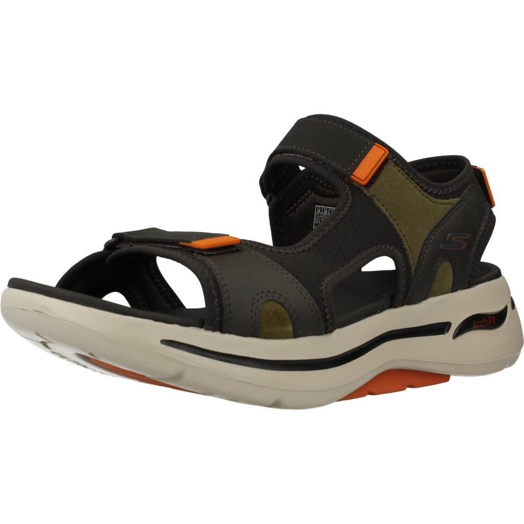 SKECHERS GO WALK ARCH FIT SANDA en color MARRON (1)