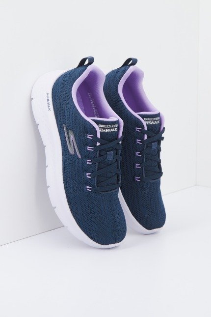 SKECHERS GO WALK FLEX- STRIKIN LOOK en color AZUL (1)