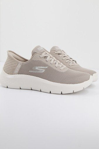 SKECHERS SLIP INS- GO WALK FLEX- GRAND ENTRANCE en color MARRON CLARO (2)