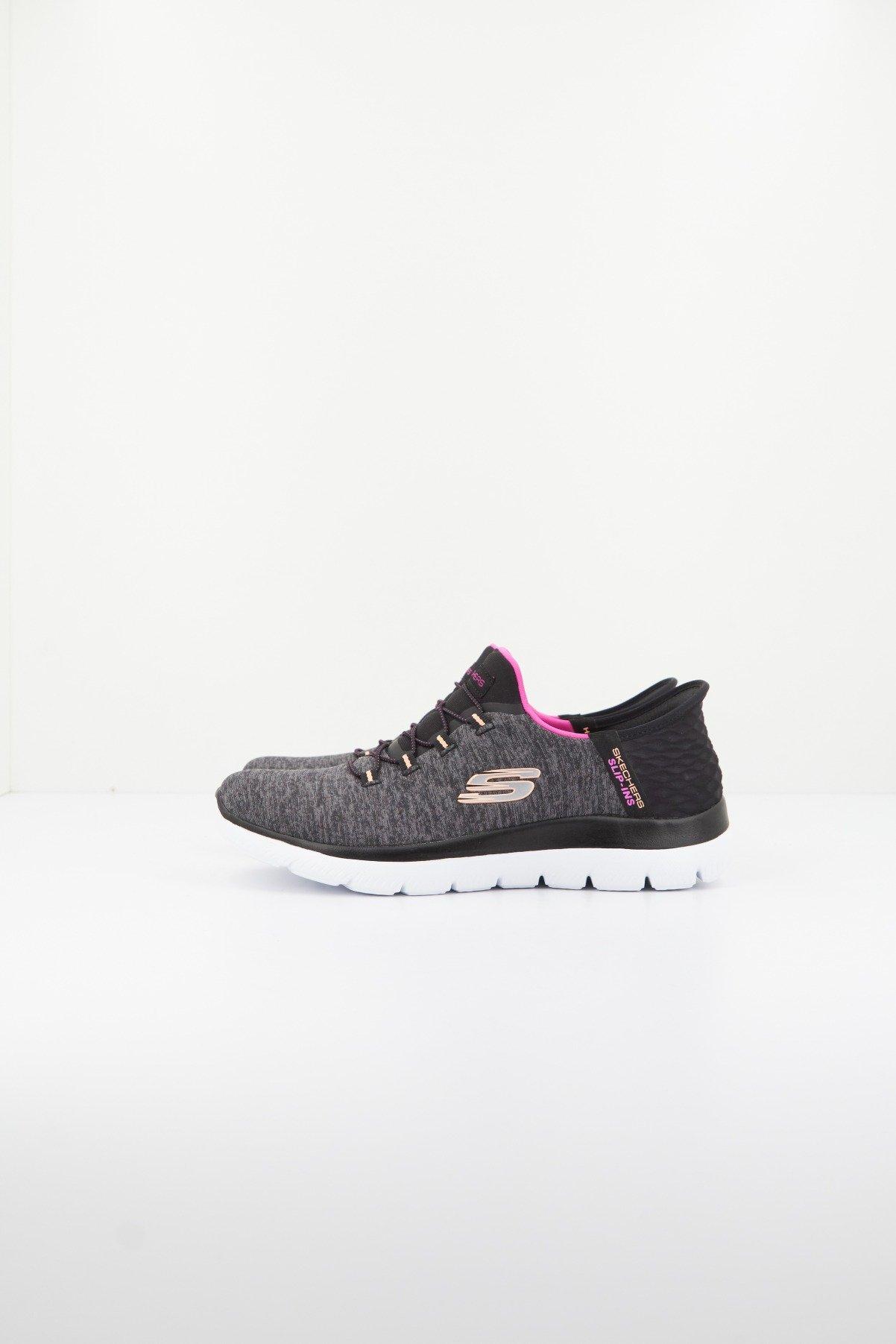 SKECHERS SLIP-INS SUMMITS- DAZZLING HAZE en color GRIS (1)