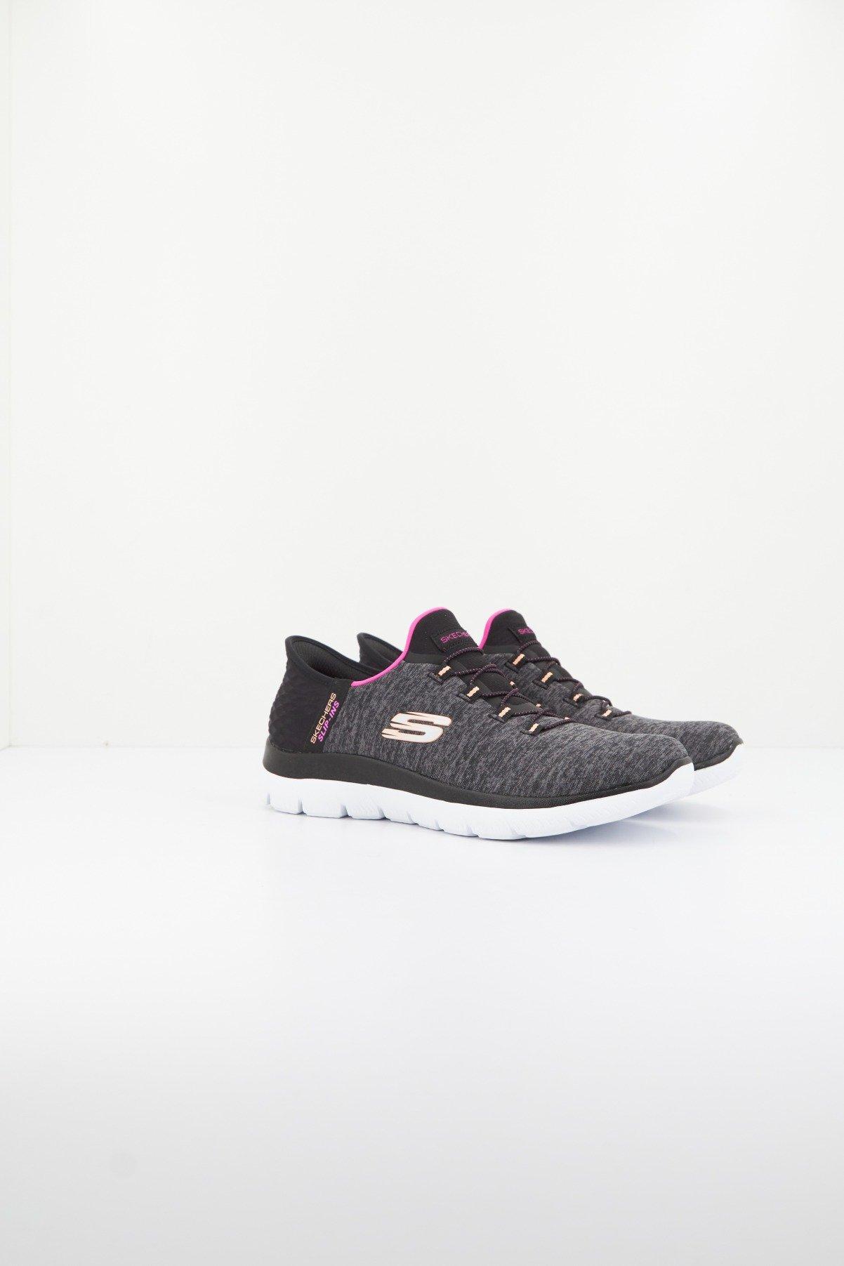 SKECHERS SLIP-INS SUMMITS- DAZZLING HAZE en color GRIS (2)