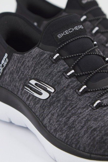 SKECHERS SLIP-INS SUMMITS- DAZZLING HAZE en color NEGRO (4)