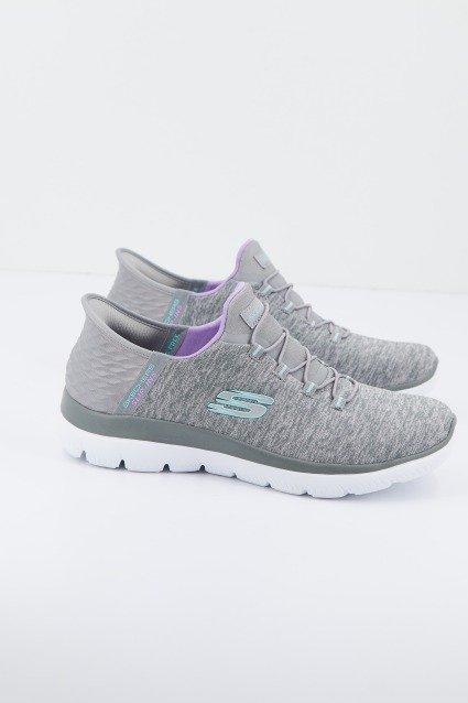 SKECHERS SLIP-INS: SUMMITS- DAZZLING HAZE en color GRIS (3)