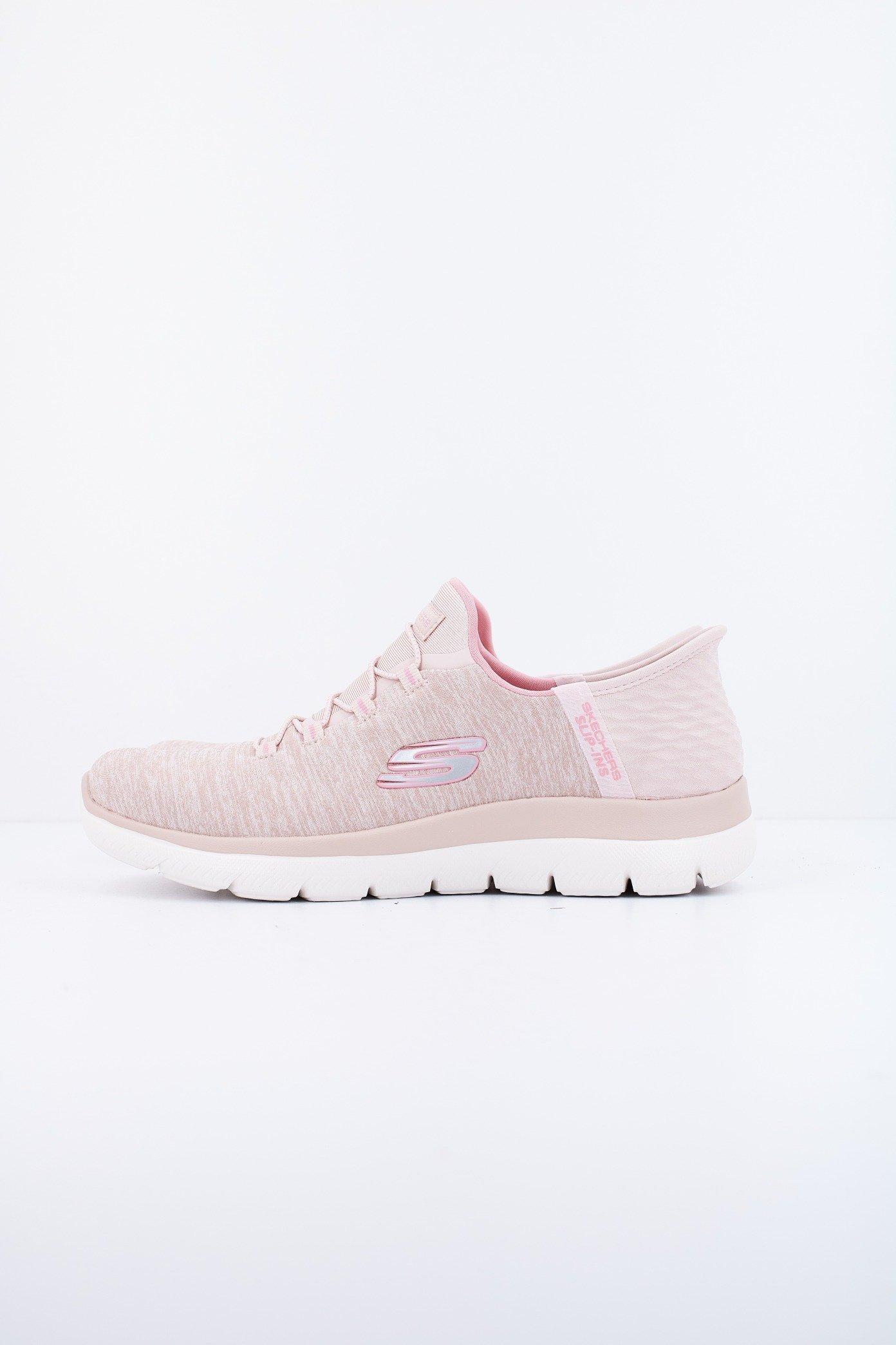 SKECHERS SLIP-INS SUMMITS en color ROSA (1)