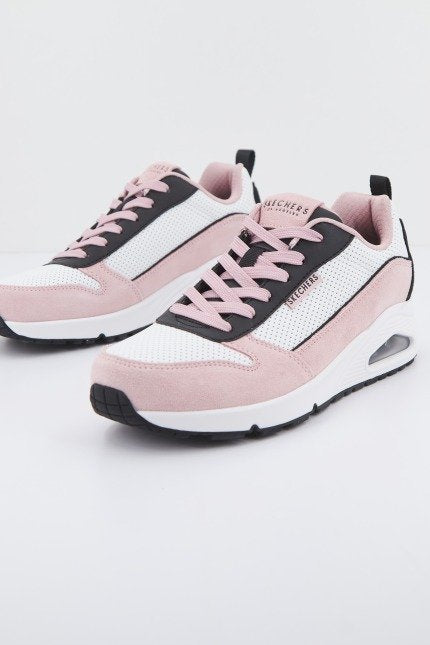SKECHERS UNO- TWO MUCH FUN en color ROSA (1)