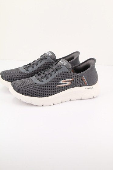 SKECHERS SLIP-INS: GO WALK FLEX-HANDS UP en color GRIS (1)