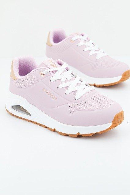 SKECHERS UNO GEN en color ROSA (1)