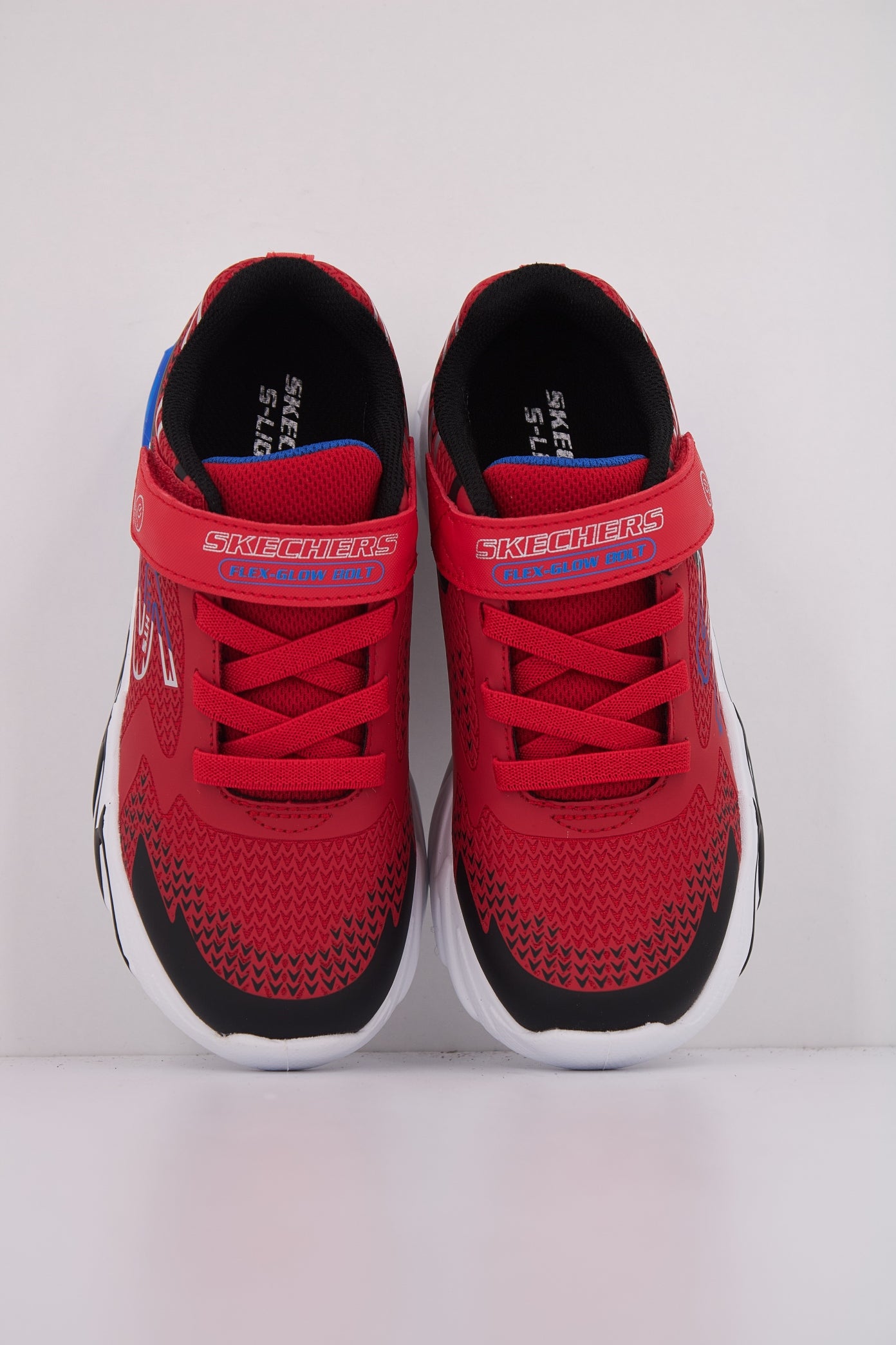 SKECHERS FLEX-GLOW BOLT en color ROJO (3)