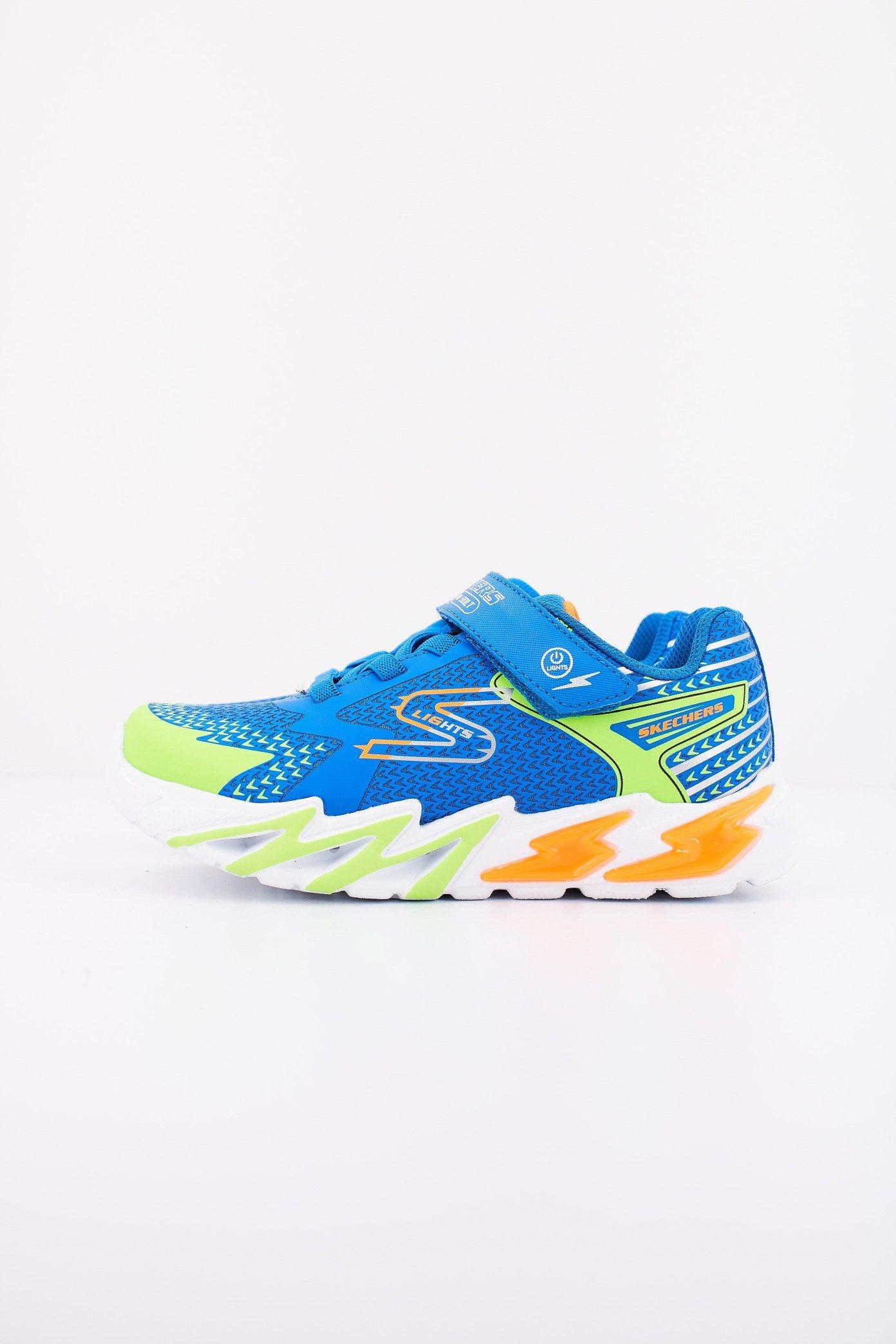 SKECHERS S LIGHTS: FLEX-GLOW BOLT en color AZUL (1)