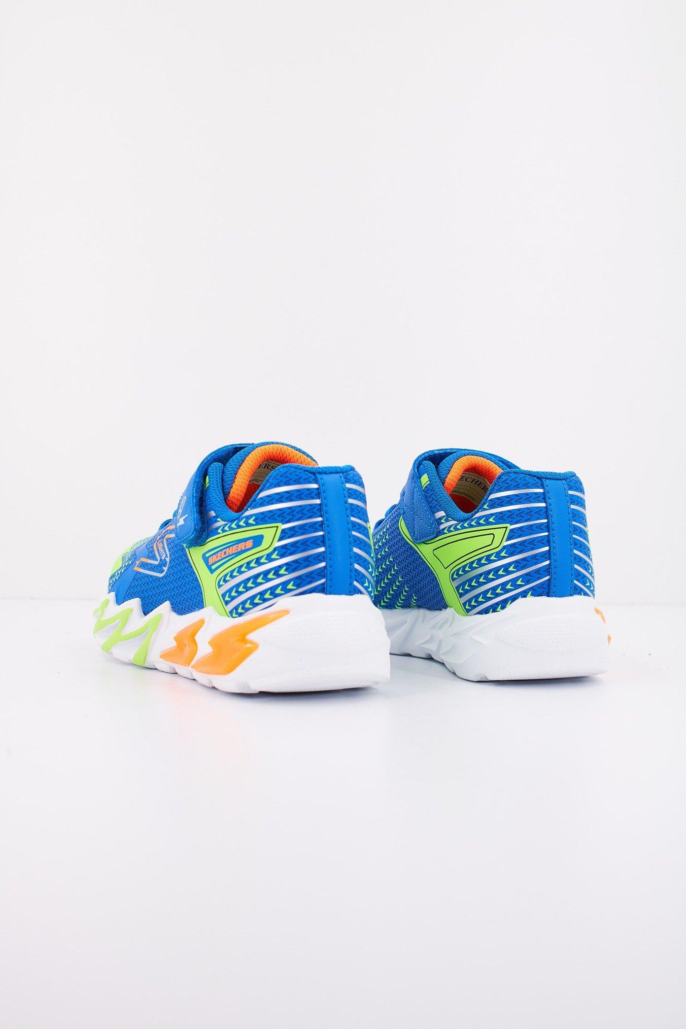 SKECHERS S LIGHTS: FLEX-GLOW BOLT en color AZUL (3)