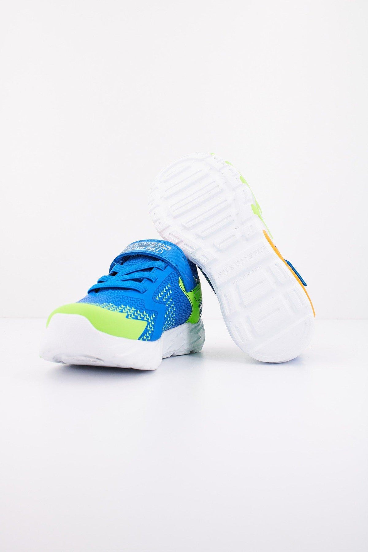 SKECHERS S LIGHTS: FLEX-GLOW BOLT en color AZUL (4)