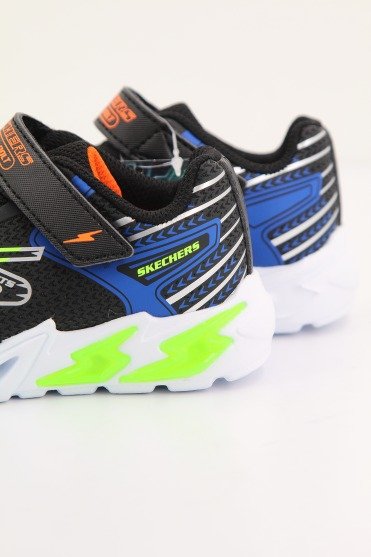 SKECHERS FLEX-GLOW BOLT en color NEGRO (3)