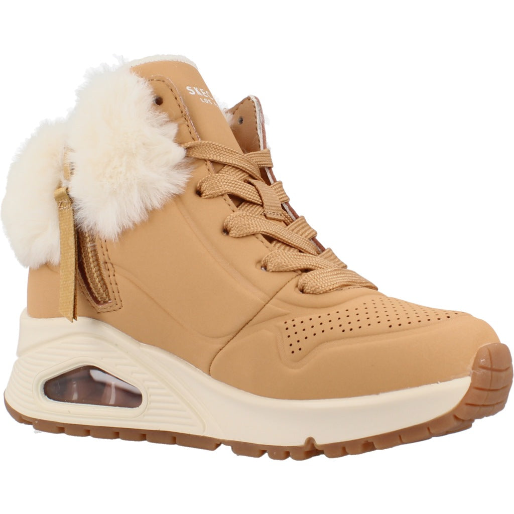 SKECHERS L UNOFALL AIR en color MARRON CLARO (5)