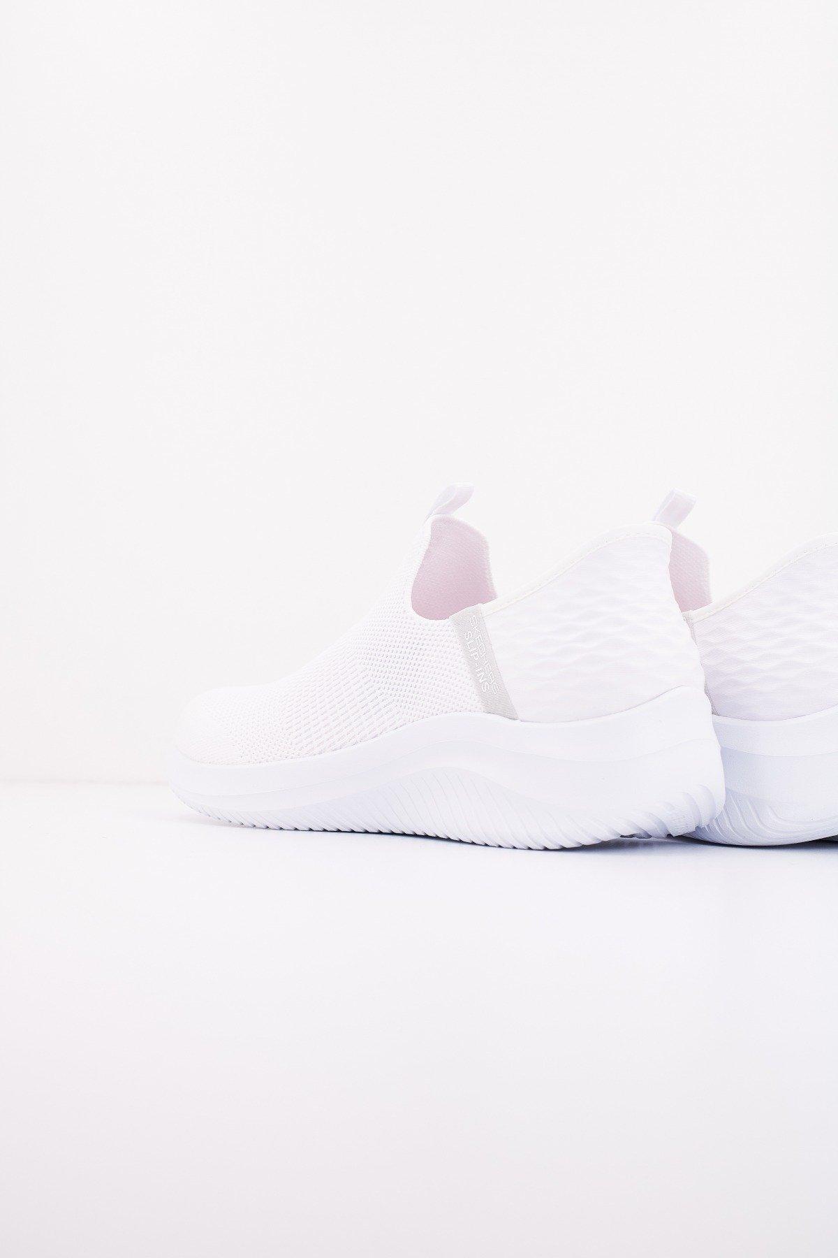 SKECHERS SLIP-INS ULTRA FLEX . COZY STREAK en color BLANCO (3)